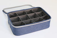 In This Space Closet Storage Box with Zipper Lids (12 Divider Zipper Box)
