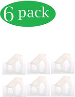 YBM HOME Ybmhome Plastic Double Layer Storage Free Standing Shoe Stand Rack Holder Stacker Shelf Closet Organizer Space Saver 2161-6 (6, Frosty White)