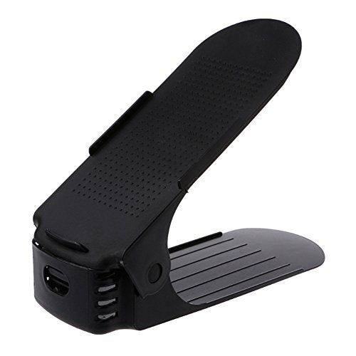 FinancePlan Adjustable Arch Shaped Simple Double-layer Shoes Rack Base Holder Space Saver