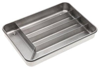 MIU France Brushed Stainless Steel 5-Slot Cutlery Tray, Silver