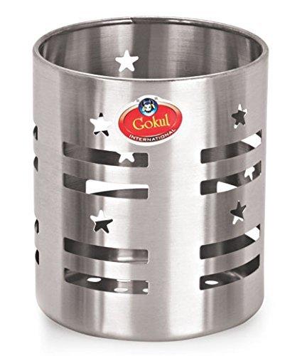 Stainless Steel Utensil Organizer Caddy - Organize Your Silverware, Cutlery, Cooking Utensils and Gadgets With a Large Commercial Restaurant Quality Flatware Caddy Holder