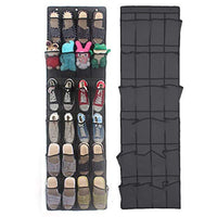 Becoler 24 Pocket Shoe Space Door Hanging Organizer Rack Wall Bag Storage Closet Holder