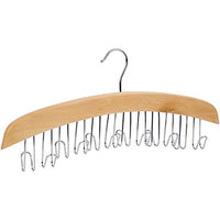 HomyDelight Wood Belt Hanger - Natural 2 lbs 16.5" 7" 2"