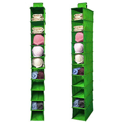 Starsource Household Hanging Sweater Shoe organier Rack 10 Shelf Pocket Holder