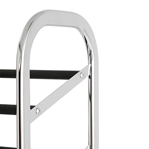 Sandusky Lee CSR361560 50 Pair Rolling Shoe Rack, Chrome