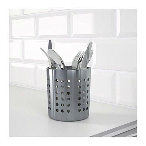 stainless steel cutlery caddy 5" utensil holder kitchen organizer ORDNING
