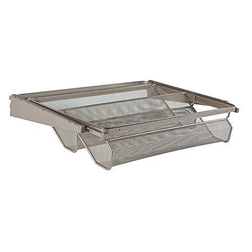 Closet Culture by Knape & Vogt Closet Culture 16.625 in. D x 23.75 in. W x 4.9 in. H in Champagne Nickel Shoe Rack Kit,