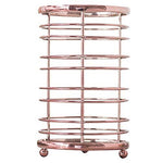 ORZ Rose Gold Kitchen Utensil Holder Flatware Organizer Caddy Storage Basket - Metal Wire