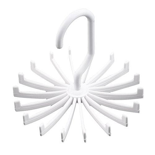 C-Pioneer Adjustable 20 Hook Rotating Belt Rack Scarf Organizer Men Tie Hanger Holds