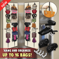 Purse And Handbag Organizer Door Rack (2PCS)