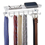 Selection catenus closet wall mount accessory organizer for storage of ties belts watches glasses accessories