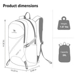 Home camel crown hiking backpack 30l waterproof travel daybacks camping backpack lightweight daypack with rain cover outdoor casual bags army green