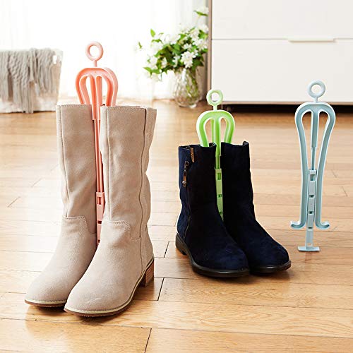 YOLOPLUS 3 PACK Adjustable Boot Shaper Stands Boots Knee High Shoes Clip Support Stand