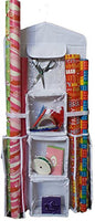 Happi Home Double-Sided Hanging Gift Wrap Organizer