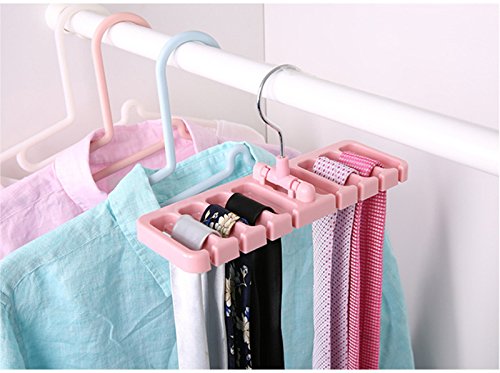 1 Pcs. Multifuction Storage Rack Tie Belt Organizer Rotating Ties Hanger Holder Closet Organization Wardrobe Finishing Rack Space Saver