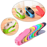 SCASTOE Shoe Slots Organizer Display Rack, Space Saver Shoe Rack Holder