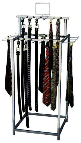 Marvolus 1434 34-Hook Belt/Tie Rack