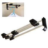 Top zjchao heavy duty retractable closet pull out rod wardrobe clothes hanger rail towel ideal for closet organizer polished chrome 30cm 11 8 inches
