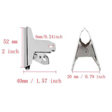 Amazon best comok 12pcs 2 inch wide bulldog clip silver stainless steel file money binder clips clamps metal food bag paper clips for drawing board painting pictures photos and home kitchen office supplies