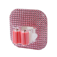 Broom Mop Holder Adhesive Mop and Broom Holder Wall Mounted Mop Organizer Holder Brush Broom Hanger Wall Mount Utility Rack for Mops and Brooms 1PC (B)