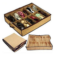 no!no! Shoe Organizer Storage Box Holder Under Bed Closet