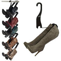 Boot Butler Boot Storage Rack As Seen On Rachael Ray – Clean Up Your Closet Floor with Hanging Boot Storage – Easy to Assemble & Built to Last – 5-Pair Hanger Organizer & Shaper/Tree