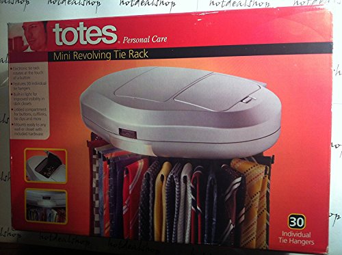 TOTES MINI REVOLVING TIE RACK