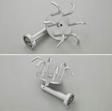 Explore sunsign rotating hook 6 hook rotating bracket wall hook for belt scarves ties handbags multi purpose rotary hook space aluminum 1