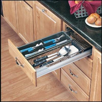 Rev-A-Shelf Cutlery/Utensil Organizer - Base 18 - Chrome