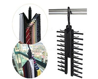 ShopIdea 360 Degree Rotatable Adjustable Belt Hanger Tie Rack Scarf Holder