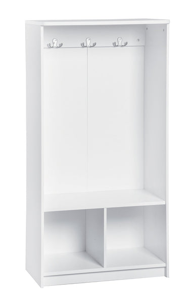 New closetmaid 1499 kidspace open storage locker 49 inch height white