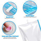 Buy now mrs bag hanging vacuum storage bags 6 pack 3jumbo57x27 6 3short41 3x27 6 space saver bag dress cover with hook for coats jackets clothes closet storage hand pump included