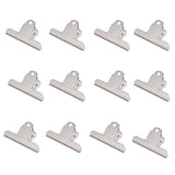 Amazon comok 12pcs 2 inch wide bulldog clip silver stainless steel file money binder clips clamps metal food bag paper clips for drawing board painting pictures photos and home kitchen office supplies
