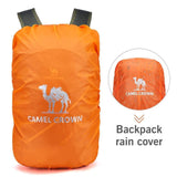 Explore camel crown hiking backpack 30l waterproof travel daybacks camping backpack lightweight daypack with rain cover outdoor casual bags army green