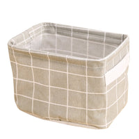 LINENLUX Clothes and Toys Organizer Waterproof Hamper Foldable Laundry Basket for Storage (7.95.56.3In, Grey)