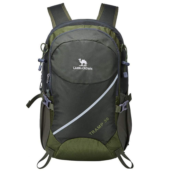 Exclusive camel crown hiking backpack 30l waterproof travel daybacks camping backpack lightweight daypack with rain cover outdoor casual bags army green