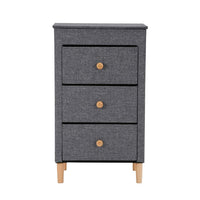 Featured kamiler 3 drawer dresser nightstand beside table end table storage organizer tower unit for bedroom hallway entryway closets removable fabric bins no tool required to assemble