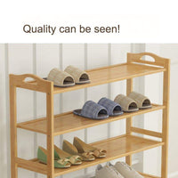 Amazon gx xd simple multi layer bamboo shoe rack dust proof multifunction shoe tower shoe cabinet space saving easy to assemble shoe organizer unit entryway shelf organize your closet cabinet or entryway r