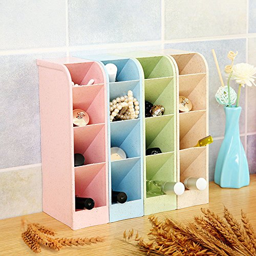 Underwear Organizer 4 Compartment Storage Box Plastic Multi-function Closet Drawer Divider for Underwear Socks Bras Tights Kitchen Tool (B)