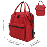 Kitchen diaper bag large capacity multi function stylish and durable waterproof travel backpack nappy bags for baby care by jewelvwatchro red