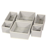 Online shopping diommell foldable cloth storage box closet dresser drawer organizer fabric baskets bins containers divider with drawers for clothes underwear bras socks lingerie clothing set of 6