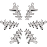 Shop for gydandir 24 pcs heavy duty stainless steel binder clips hinge clips for documents files pictures chip bags home office school kitchen supplies assorted 4 size silver