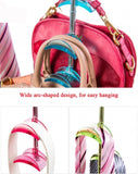 Latest louise maelys 3 packs hanger rack 4 hooks closet organizer for handbags scarves ties belts 360 degree rotating