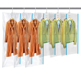 Best mrs bag hanging vacuum storage bags 6 pack 3jumbo57x27 6 3short41 3x27 6 space saver bag dress cover with hook for coats jackets clothes closet storage hand pump included