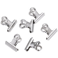 Kitchen blulu 1 25 inch metal hinge clips chip clips bag clips hinge clamp file binder clips for home office supplies 50 pack silver