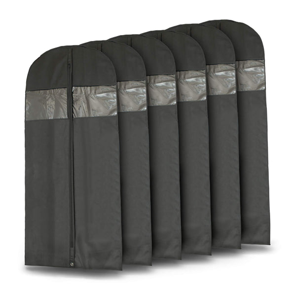 Save on plixio 60 black garment bags for breathable storage of dresses dance costumes suits includes zipper transparent window 6