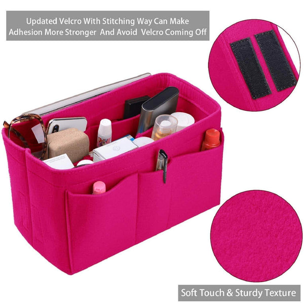 Shop here purse organizer insert felt3mm fabric bag organizer for lv neverfull lv speedy purse handbag tote bag 3 sizes 8 colors x large rose