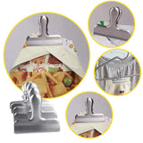 Purchase vehhe chip bag clips food clips 10 pcs chip clips 3 wide stainless steel heavy duty food bag sealing clips all purpose air tight seal grip clips for office school home w reusable storage box