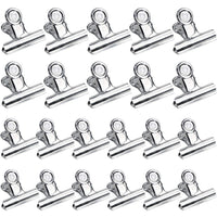 Get fasoty 22 pack heavy duty bag clips food clips chip clips stainless steel clips for home kitchen office and school all purpose air tight seal grip clips