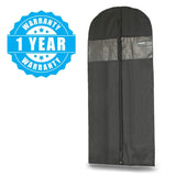 On amazon plixio 60 black garment bags for breathable storage of dresses dance costumes suits includes zipper transparent window 6 renewed